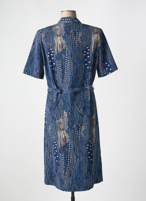 Robe mi-longue bleu GUY DUBOUIS pour femme