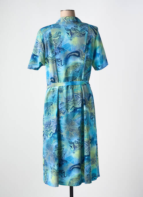 Robe mi-longue bleu GUY DUBOUIS pour femme