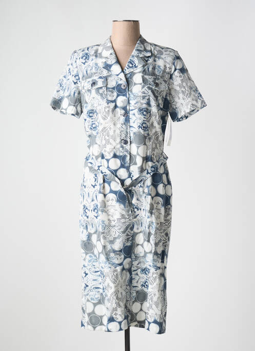 Robe mi-longue bleu GUY DUBOUIS pour femme
