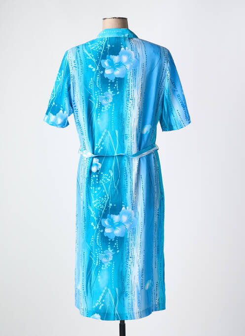 Robe mi-longue bleu LISA CHESNAY pour femme