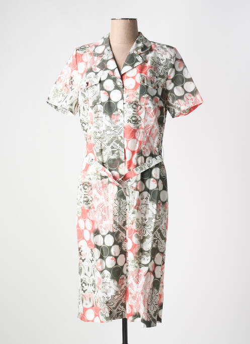 Robe mi-longue gris GUY DUBOUIS pour femme