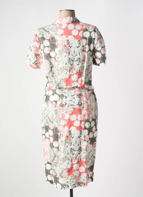 Robe mi-longue orange GUY DUBOUIS pour femme