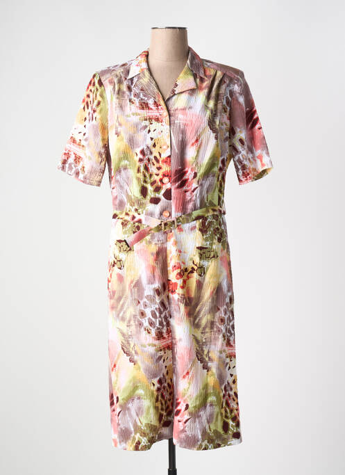 Robe mi-longue rose GUY DUBOUIS pour femme