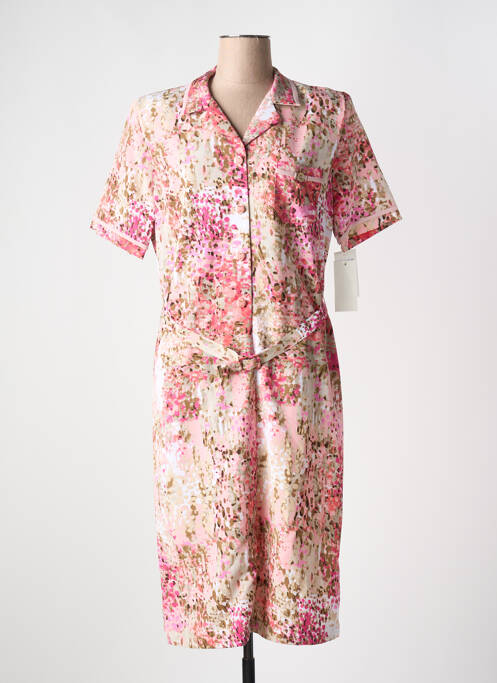 Robe mi-longue rose GUY DUBOUIS pour femme
