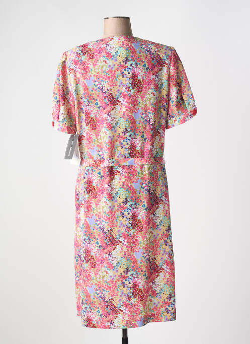 Robe mi-longue rose GUY DUBOUIS pour femme