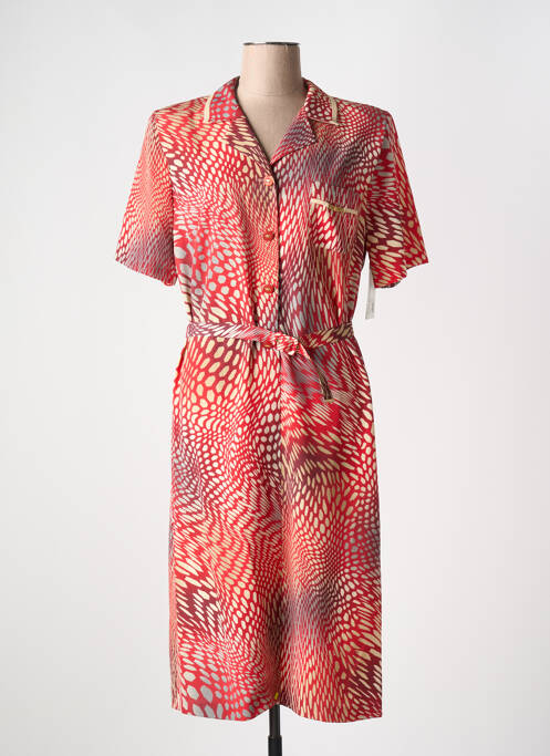 Robe mi-longue rouge GUY DUBOUIS pour femme