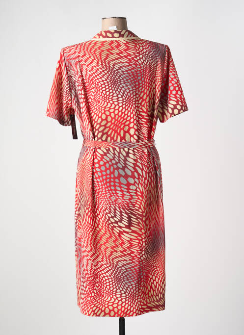 Robe mi-longue rouge GUY DUBOUIS pour femme