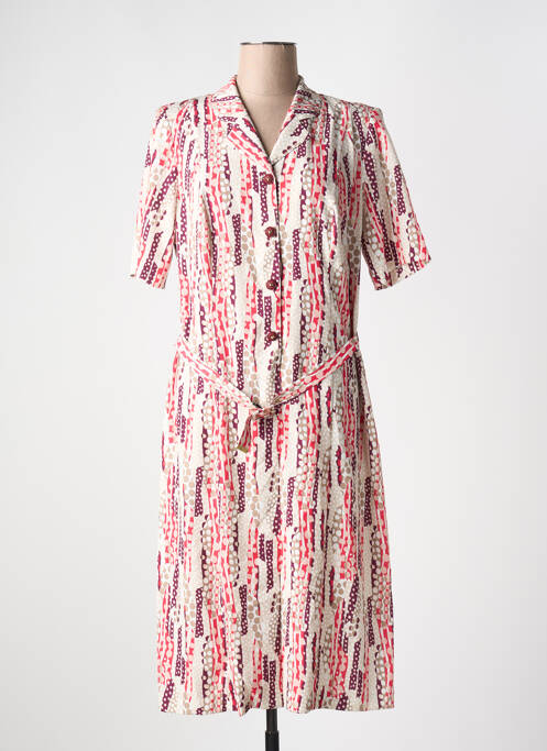 Robe mi-longue rouge GUY DUBOUIS pour femme