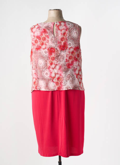 Robe mi-longue rouge IMPULSION pour femme