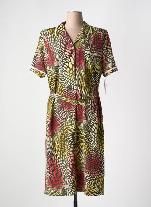 Robe mi-longue vert FRANCE RIVOIRE pour femme