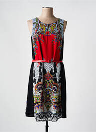 Robe mi-longue coupe fluide sans manche noir MERI & ESCA femme