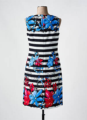 Robe mi-longue sans manche sans manche bleu FRANCE RIVOIRE femme