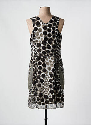 Robe mi-longue sans manche sans manche vert MERI & ESCA femme