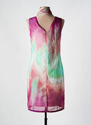 Robe mi-longue sans manche sans manche violet MERI & ESCA femme