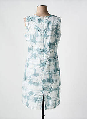 Robe mi-longue imprimé fantaisie sans manche gris MERI & ESCA femme