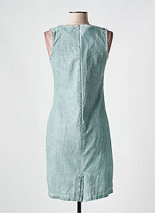 Robe mi-longue sans manche sans manche vert MERI & ESCA femme