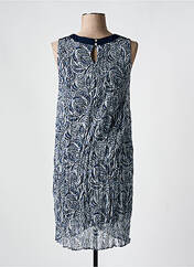 Robe mi-longue bleu IMPULSION pour femme seconde vue