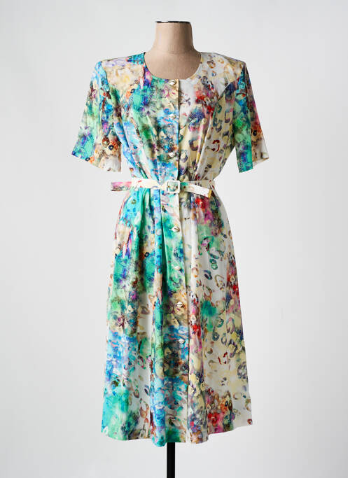 Robe mi-longue beige GUY DUBOUIS pour femme