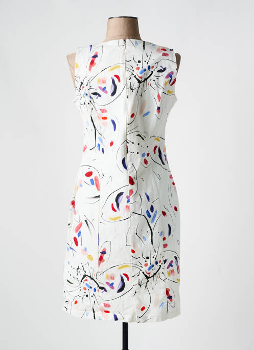 Robe mi-longue blanc GUY DUBOUIS pour femme