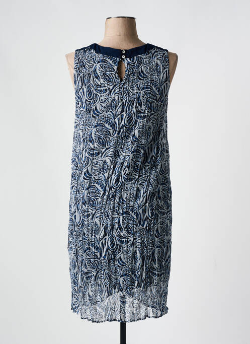 Robe mi-longue bleu IMPULSION pour femme