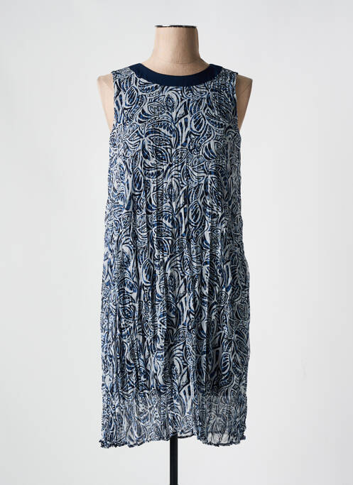 Robe mi-longue bleu MERI & ESCA pour femme