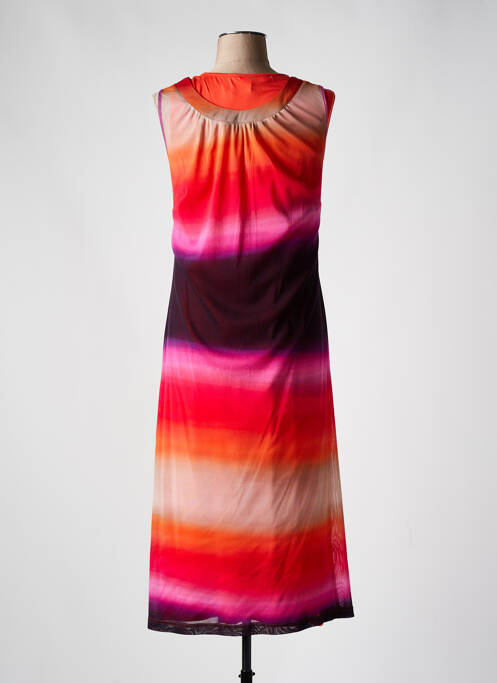 Robe mi-longue orange MERI & ESCA pour femme