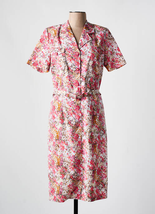 Robe mi-longue rouge GUY DUBOUIS pour femme