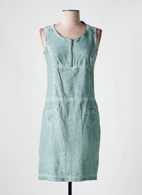 Robe mi-longue vert MERI & ESCA pour femme