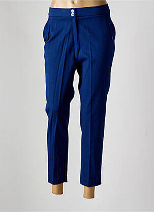 Pantalon 7/8 stretch taille normale bleu MERI & ESCA femme