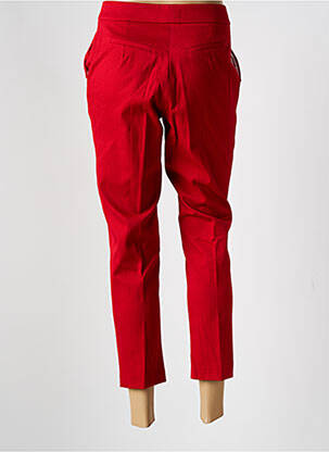 Pantalon 7/8 stretch taille normale rouge MERI & ESCA femme