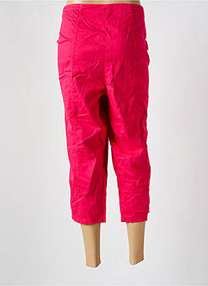 Pantacourt stretch taille normale rose GUY DUBOUIS femme