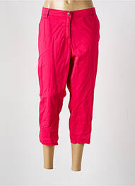 Pantacourt stretch taille normale rose IMPULSION femme