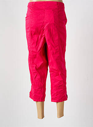 Pantacourt stretch taille normale rose IMPULSION femme
