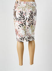 Jupe mi-longue blanc GUY DUBOUIS pour femme seconde vue