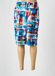 Jupe mi-longue bleu GUY DUBOUIS pour femme seconde vue