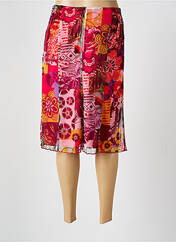 Jupe mi-longue rouge GUY DUBOUIS pour femme seconde vue