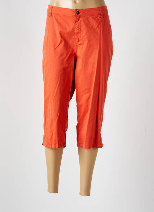 Pantacourt orange GUY DUBOUIS pour femme