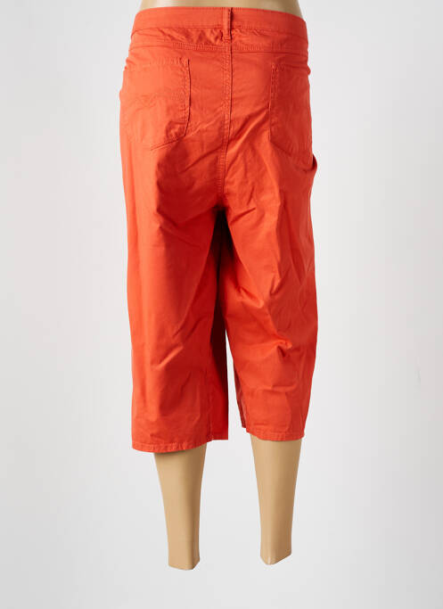 Pantacourt orange GUY DUBOUIS pour femme