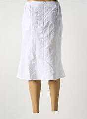 Jupe mi-longue blanc GUY DUBOUIS pour femme seconde vue