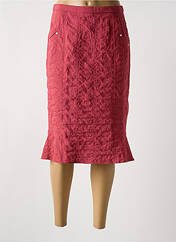 Jupe mi-longue rose FRANCE RIVOIRE pour femme seconde vue