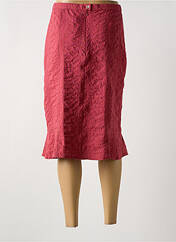 Jupe mi-longue rose FRANCE RIVOIRE pour femme seconde vue