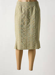 Jupe mi-longue vert GUY DUBOUIS pour femme seconde vue