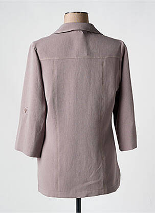 Veste casual coupe droite gris GUY DUBOUIS femme