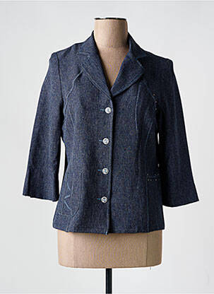 Blazer coupe cintrée bleu GUY DUBOUIS femme