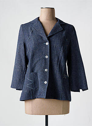 Blazer poches bleu IMPULSION femme