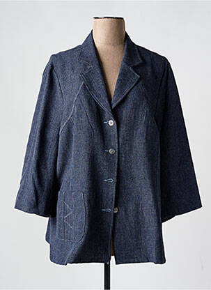 Blazer poches bleu FRANCE RIVOIRE femme