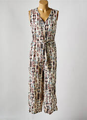 Combi-pantalon beige COULEURS DU TEMPS pour femme seconde vue