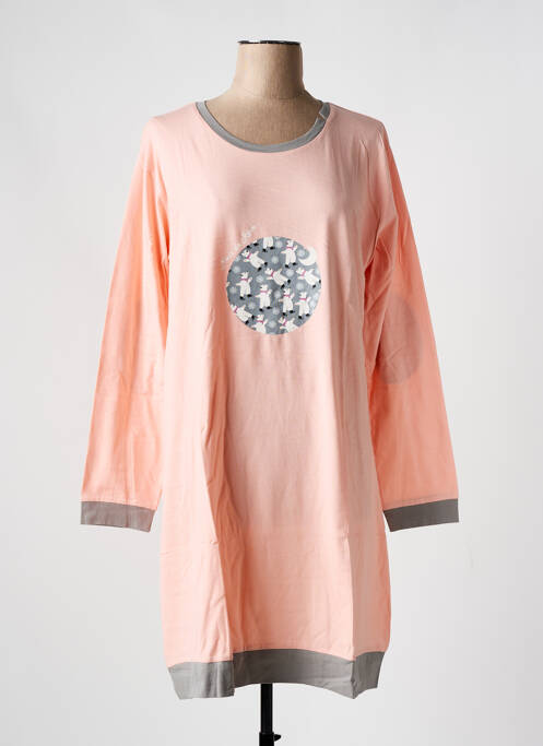 Chemise de nuit rose NUIT CALINE pour femme