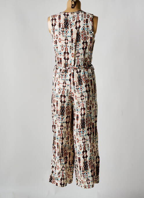 Combi-pantalon beige COULEURS DU TEMPS pour femme