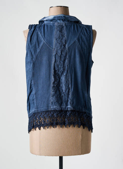 Gilet sans manche bleu MERI & ESCA pour femme